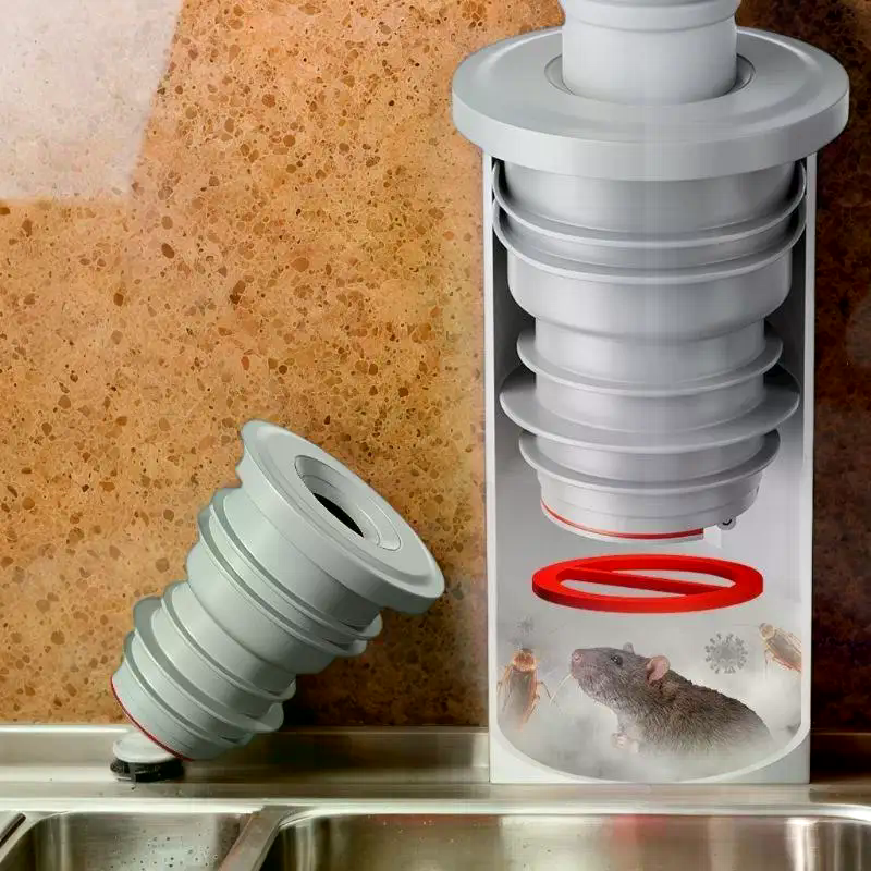 Bathroom Sewer Seal Ring Anti- - Drain Pipe Clip 리뷰 및 가격