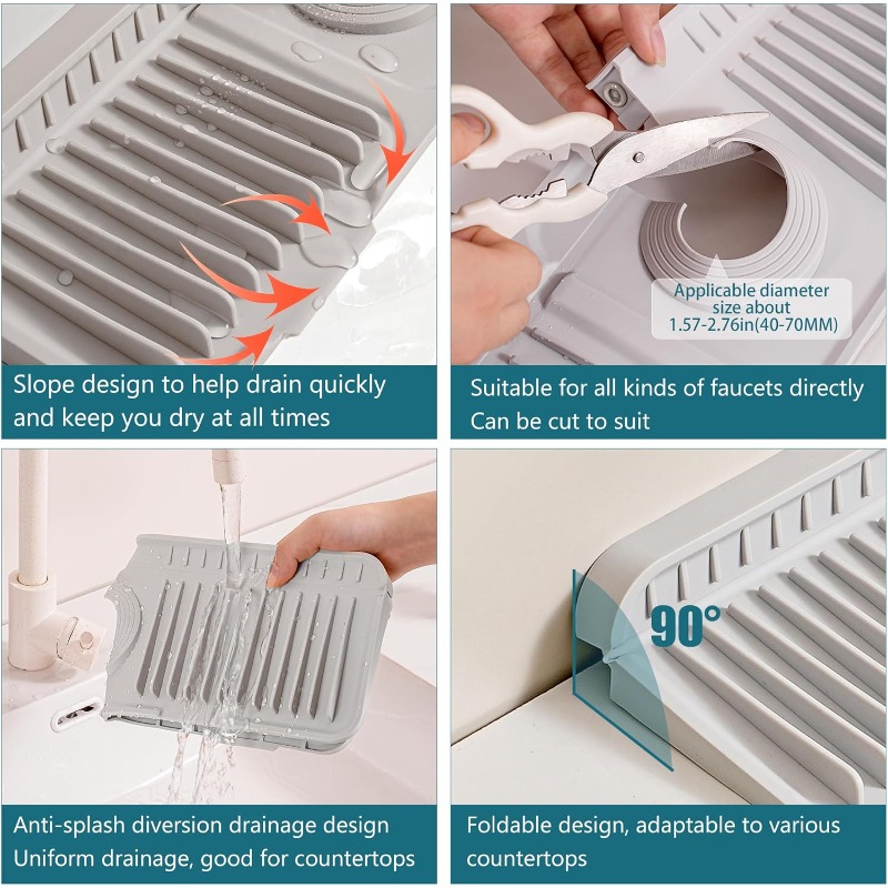Kitchen Silicone Faucet Splash - Silicone Tap Washer 리뷰 및 가격