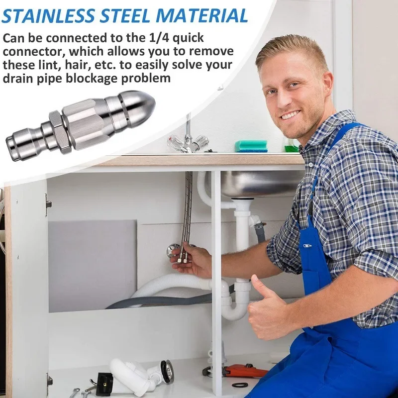 Water Jet High Pressure Spraye - Drain Pipe Clip 리뷰 및 가격
