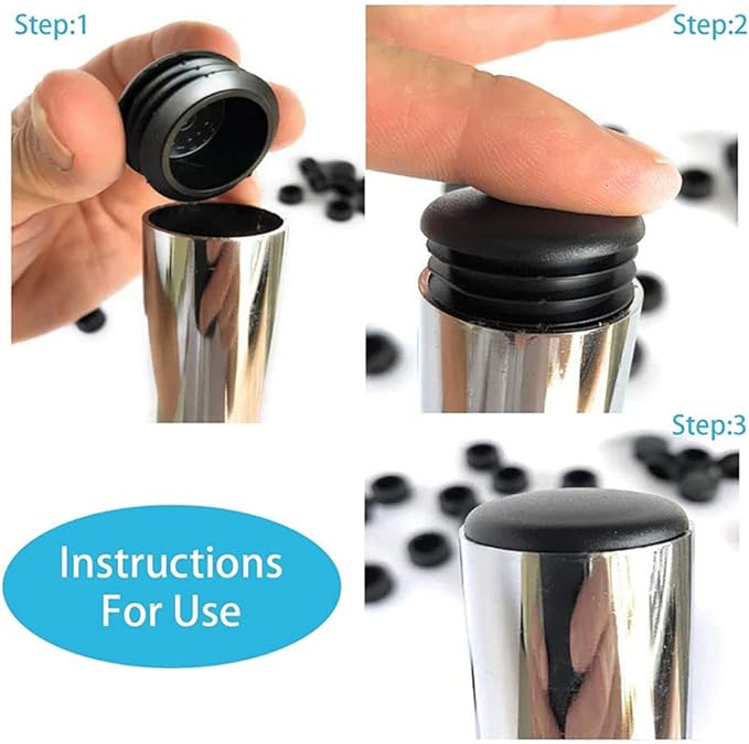 8 PCS Black Round Plastic Blan - Plastic Pipe Clip 리뷰 및 가격