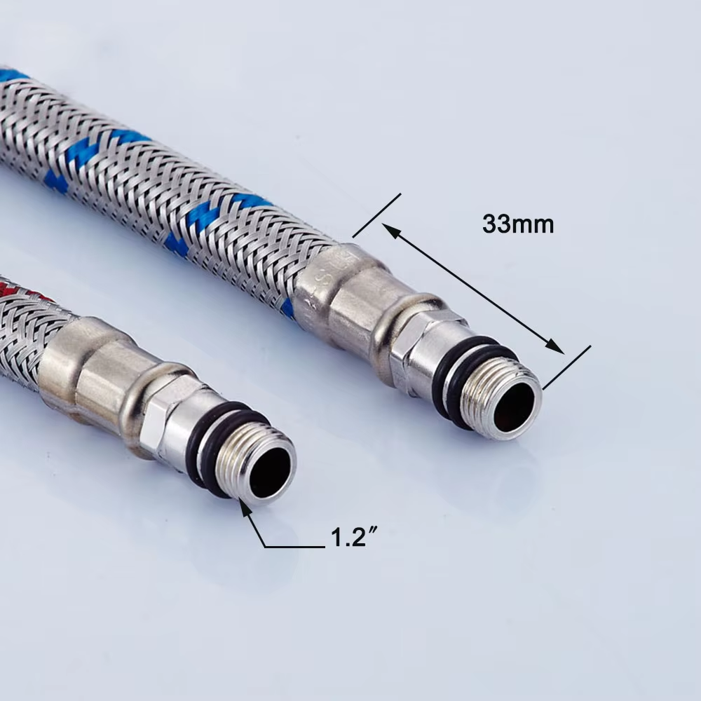 G1/2 G3/8 G9/16 50cm 1 pair St - Flexible Hose Braided 리뷰 및 가격