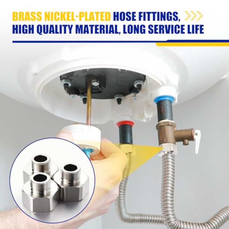 8 Pcs Brass Water Line Adapter - Compression Fitting Brass 리뷰 및 가격