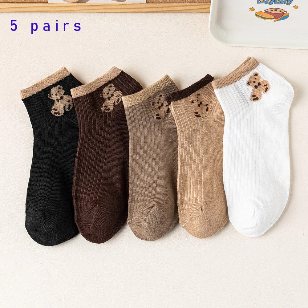 5 Pairs of Cute Teddy Bear WOM - Pipe Bending Spring 리뷰 및 가격