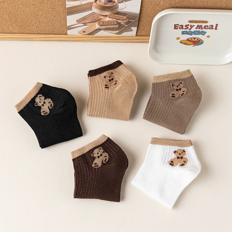 5 Pairs of Cute Teddy Bear WOM - Pipe Bending Spring 리뷰 및 가격