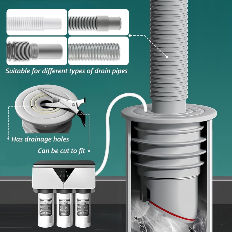 Silicone Sink Stopper Sewer Pi - Drain Pipe Clip 리뷰 및 가격