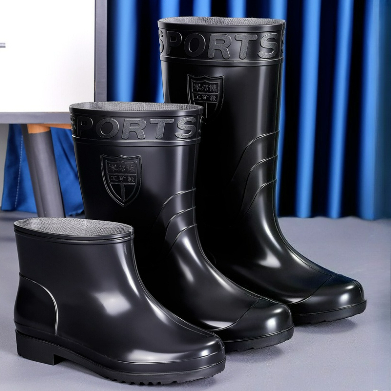 Men's Rain Boots Work High-Tub - Pipe Bending Spring 리뷰 및 가격
