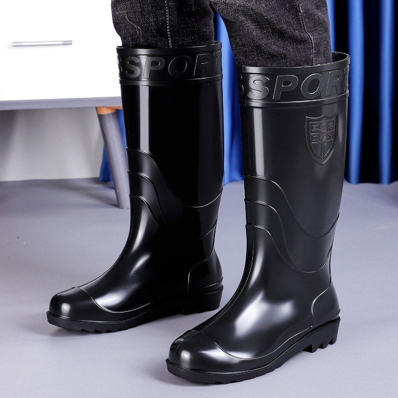 Men's Rain Boots Work High-Tub - Pipe Bending Spring 리뷰 및 가격