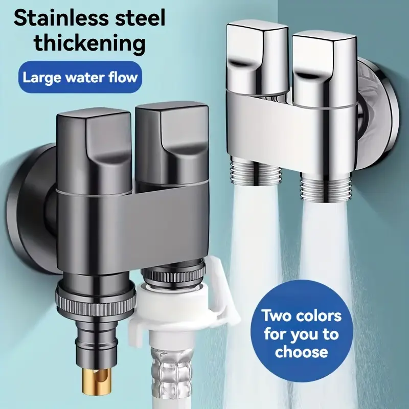 Stainless steel double outlet  - Toilet Fill Valve 리뷰 및 가격
