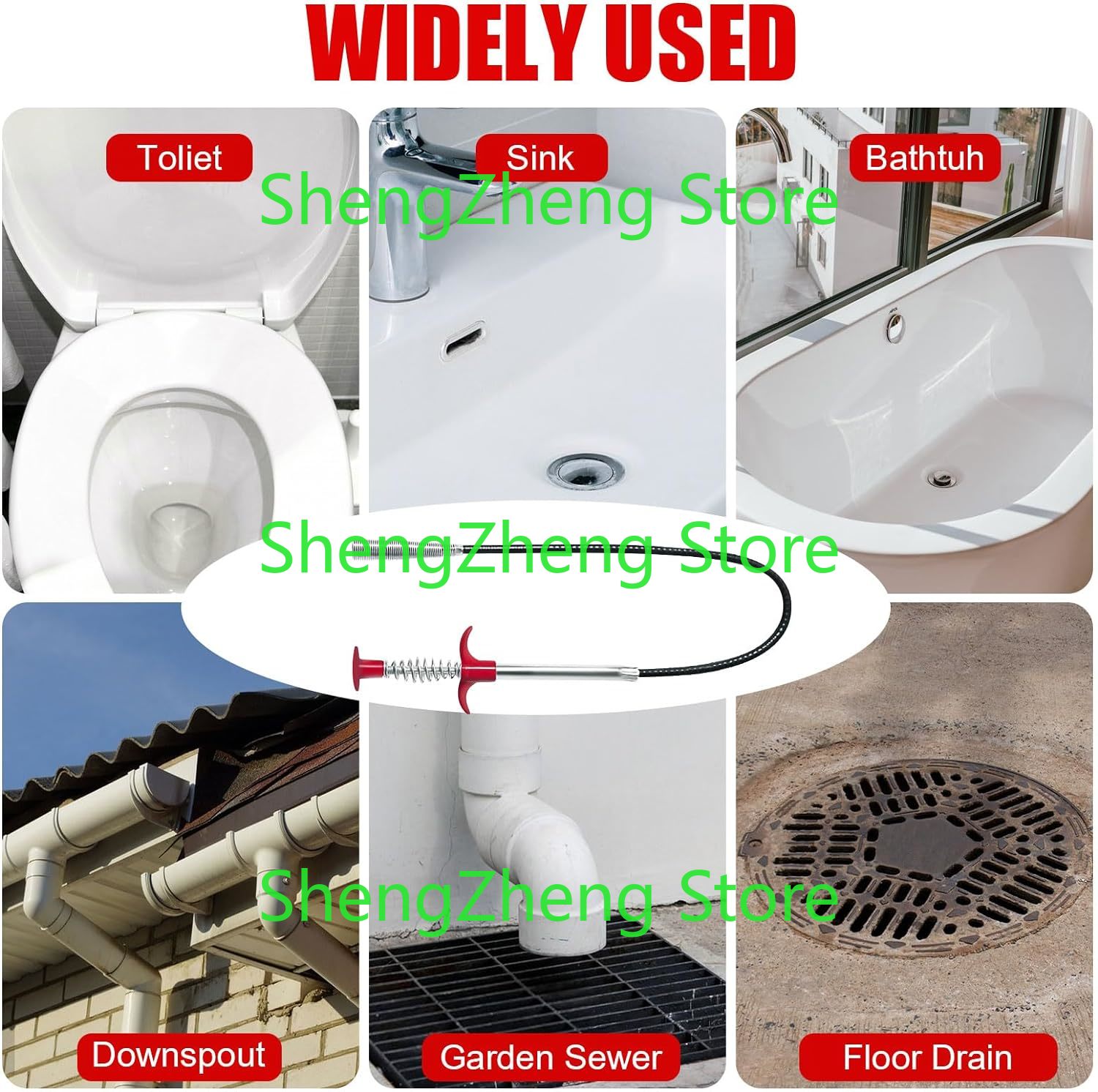 1Pcs Drain Snake Hair Drain Cl - Drain Snake Flexible 리뷰 및 가격