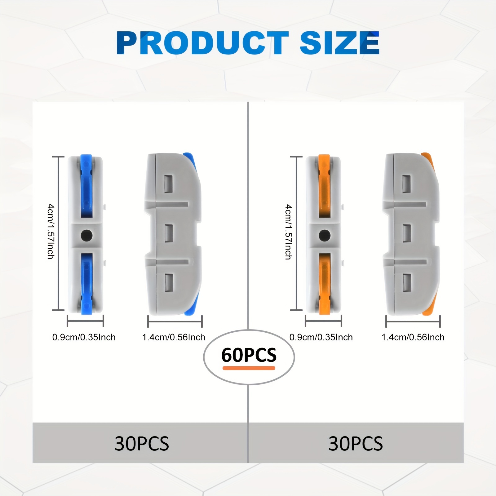 Lever Wire Connectors, 10pcs/6 - Push Fit Connector 리뷰 및 가격
