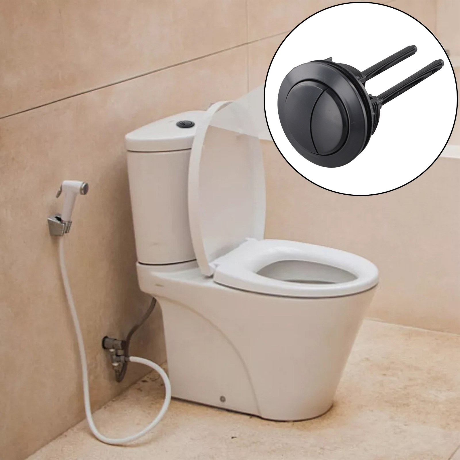 Black Toilet Flush Button 38mm - Toilet Fill Valve 리뷰 및 가격