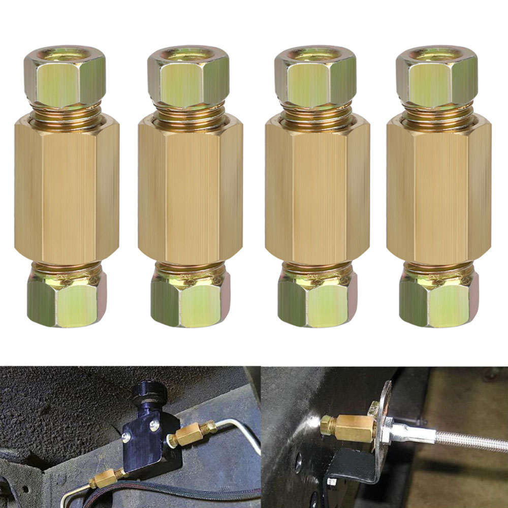 12pcs 3/16 (3/8-24 Inverted) B - Compression Fitting Brass 리뷰 및 가격