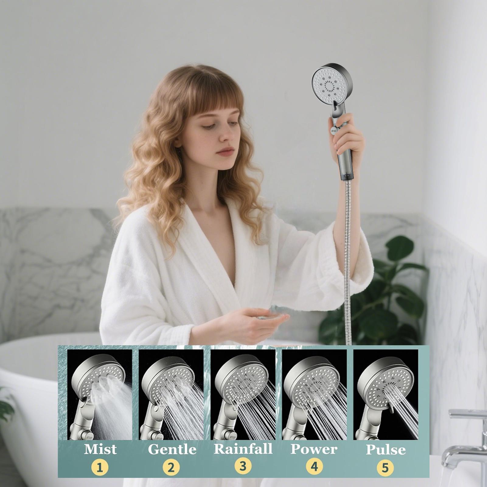 New Shower Head 5 Modes Filter - Silicone Tap Washer 리뷰 및 가격