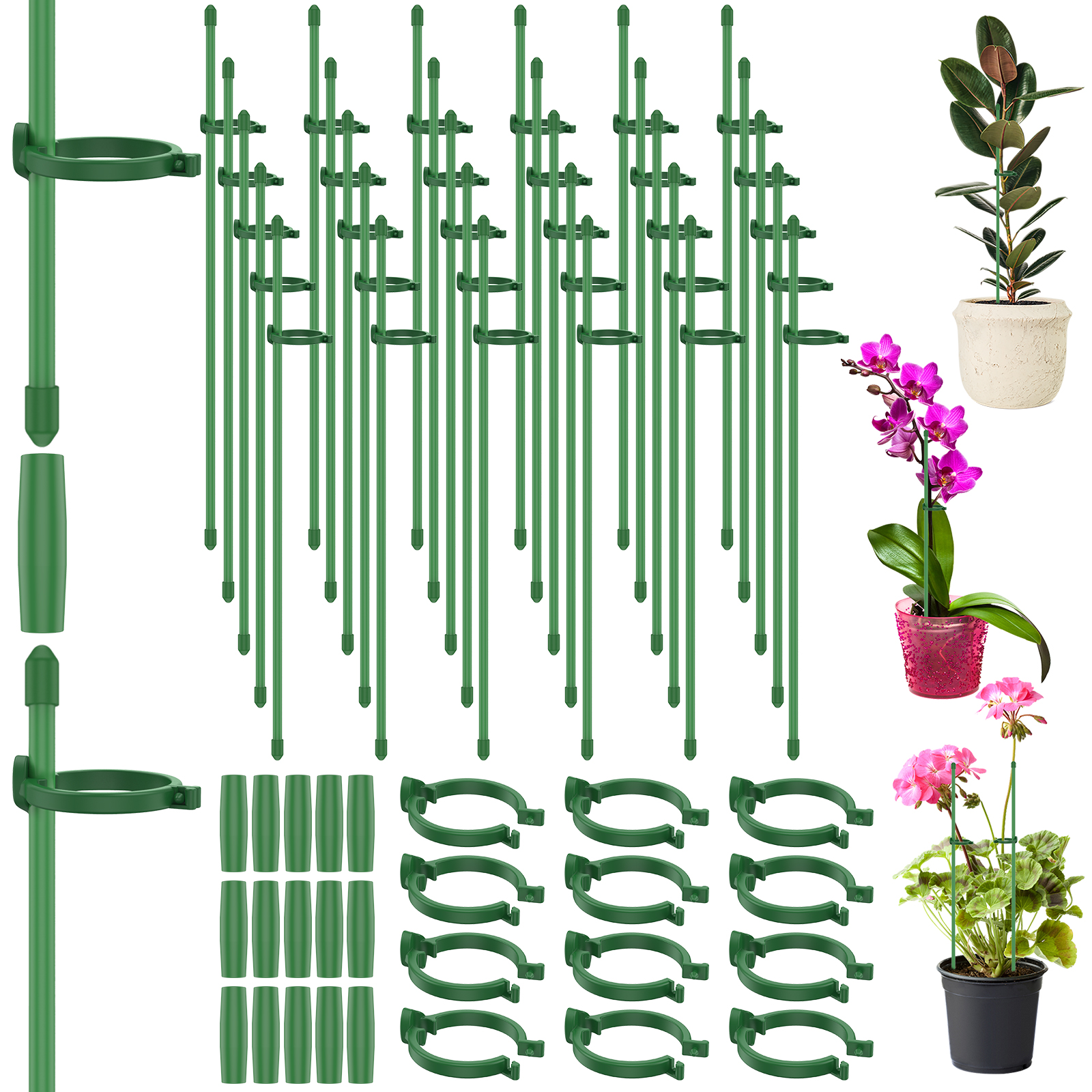 5/30Pcs Adjustable Plant Suppo - Plastic Pipe Clip 리뷰 및 가격