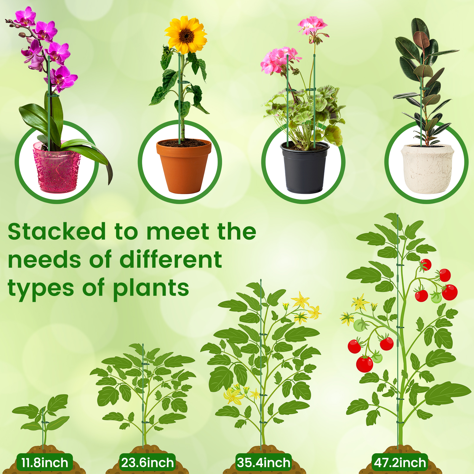 5/30Pcs Adjustable Plant Suppo - Plastic Pipe Clip 리뷰 및 가격