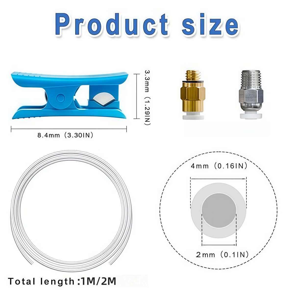 Creality 3D Printer PTFE Tube， - Ptfe Tape Thread 리뷰 및 가격