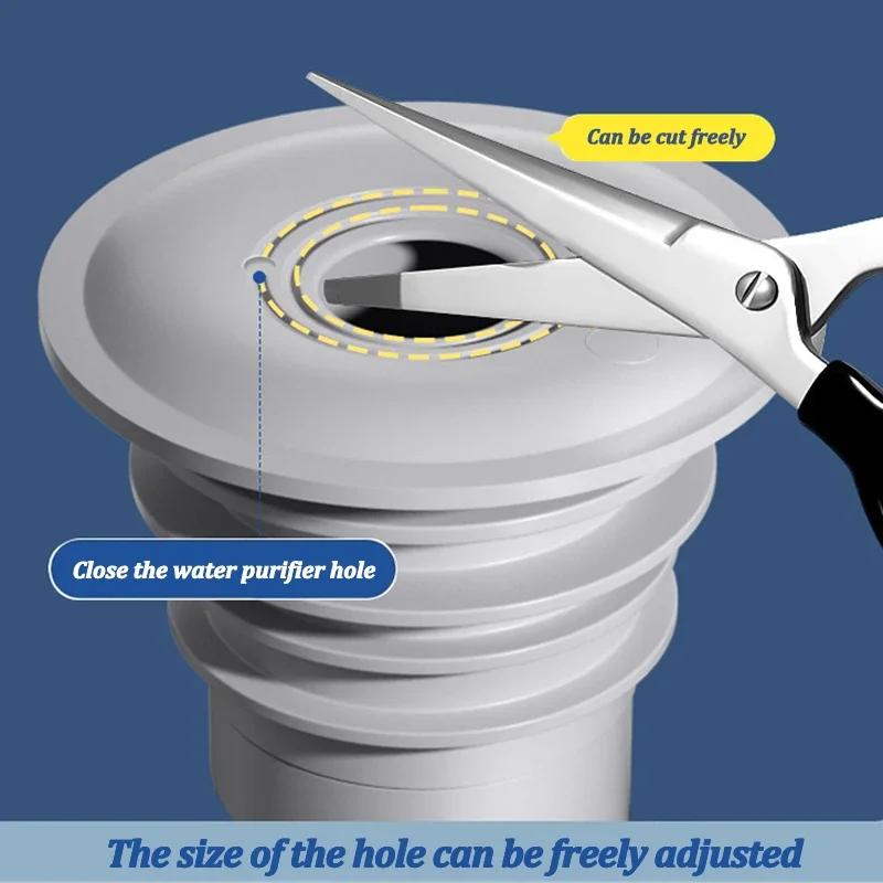 Silicone Bathroom Sewer Seal R - Drain Pipe Clip 리뷰 및 가격